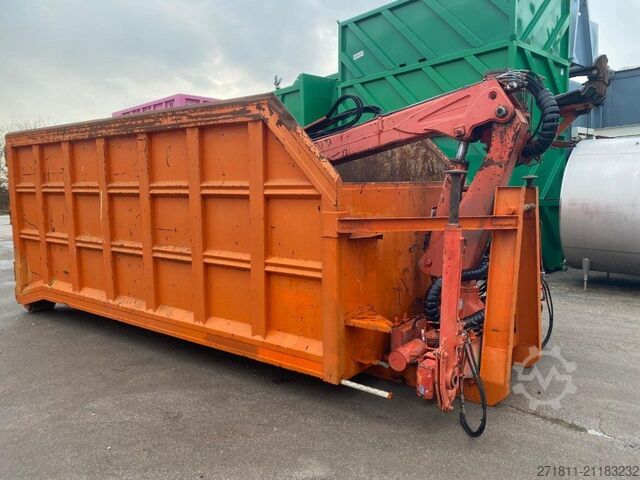 Afzetcontainer  CONTAINER SCARRABILE USATO A CIELO APERTO CON GRU