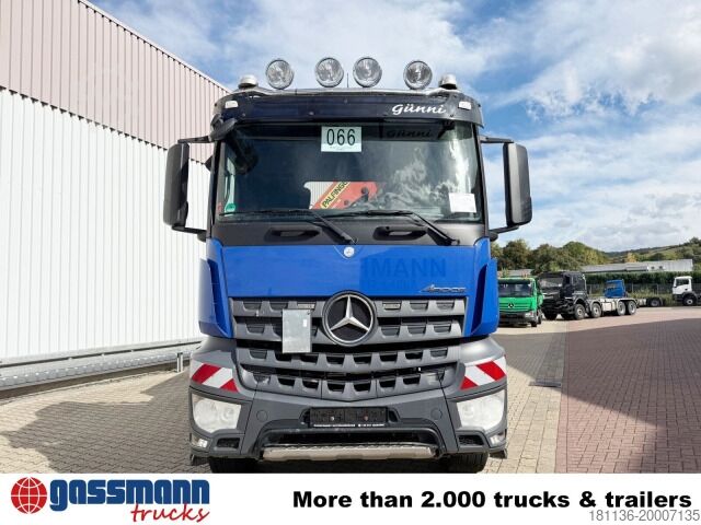 Kiepwagen Mercedes-Benz Arocs 2643 K 6x4, Kran Palfinger PK13001-K B, Funk
