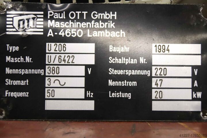 Convertisseur de fréquence 220 V 200 Hz 6,5 kW OTT HC132