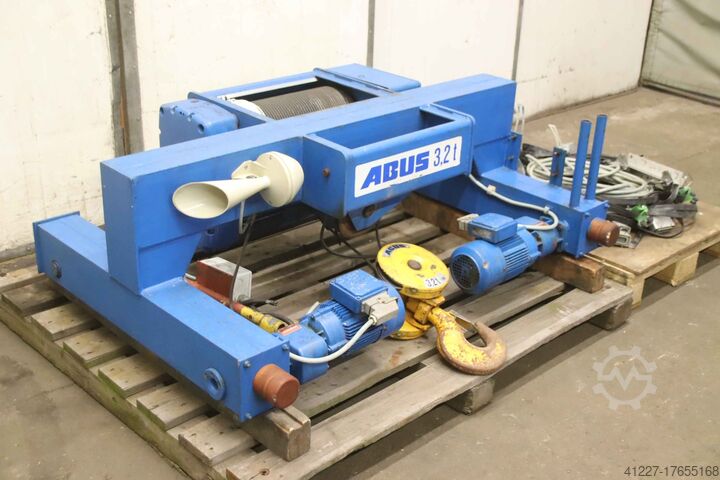 Crane chassis with electric wire rope hoist 3.2 to Abus GM1032FD