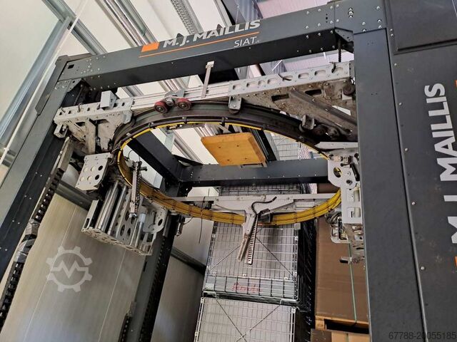 Automatische palletwikkelmachine met stretchfolie SIAT - M.J. MAILLIS MANCON 1710