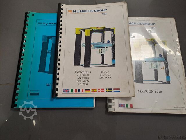 Automatische palletwikkelmachine met stretchfolie SIAT - M.J. MAILLIS MANCON 1710