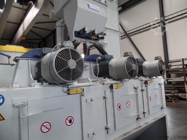 Strahlanlage - Durchlaufstrahlanlage Tsomakos TSFD70/3-11-federhärten