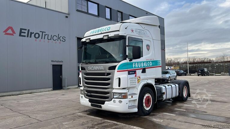 Standaard trekker Scania G 480 (EURO 5 / 2 TANKS / BELGIAN TRUCK / RETAR...