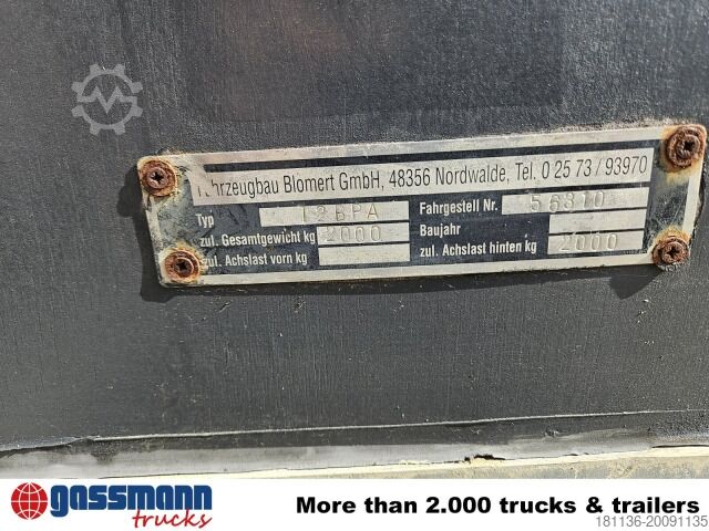 Anhänger Blomert T2BPA Pferdeanhänger