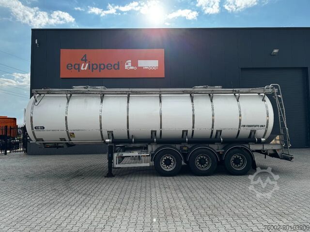 Voedseltanker Van Hool FOOD / RVS chassis / empty weight 5.860kg / 29...