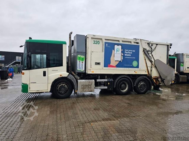 Camión de la basura MERCEDES-BENZ 2629 2 Kammer, Faun, Euro 6 Filter