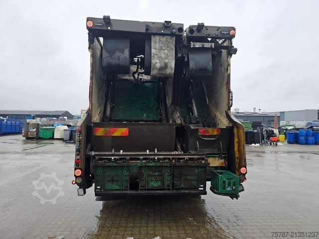 Camión de la basura MERCEDES-BENZ 2629 2 Kammer, Faun, Euro 6 Filter