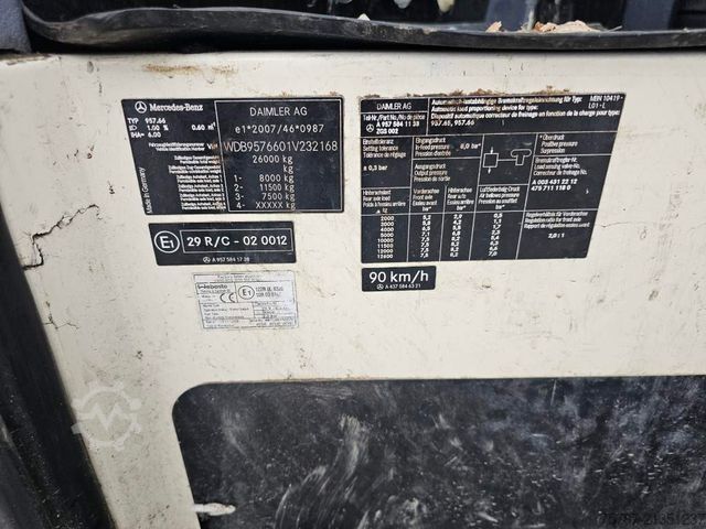 Camión de la basura MERCEDES-BENZ 2629 2 Kammer, Faun, Euro 6 Filter