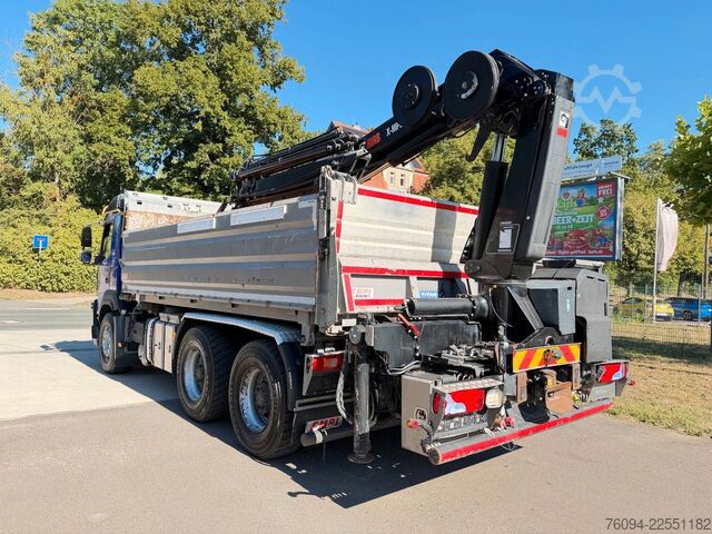 Truck mounted crane VOLVO FMX 500 6x4 KRAN abstattelbar 18m Kipper Bordmat