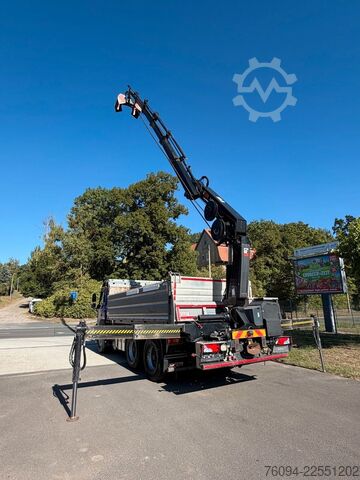 Ανατρεπόμενο φορτηγό VOLVO FMX 6x4 KRAN abstattelbar 18m Kipper Bordmatik