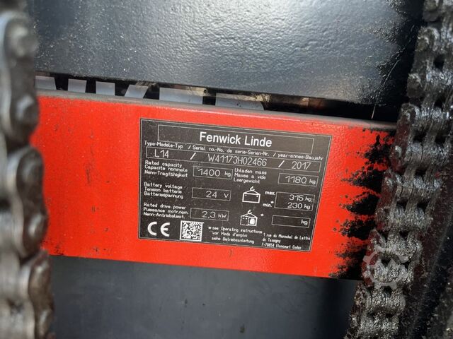 Stivuitor pietonal Linde L14