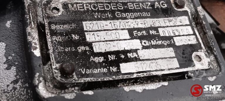 Getriebe Mercedes Occ versnellingsbak G210-16 Mercedes