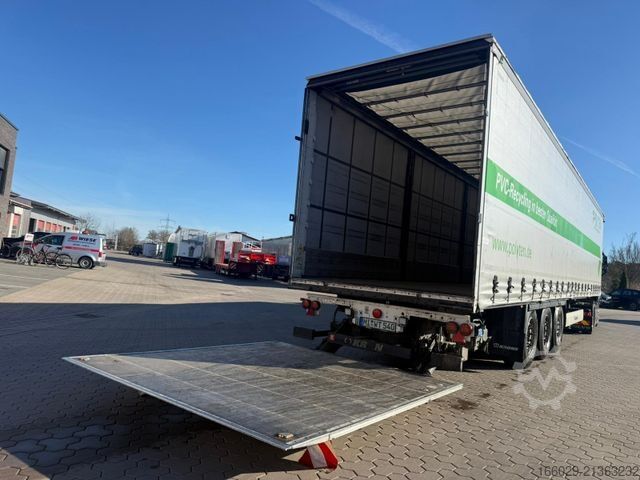 Open oplegger met zeil KRONE SDP 27 Schiebeplanen Auflieger mit Ladebordwand
