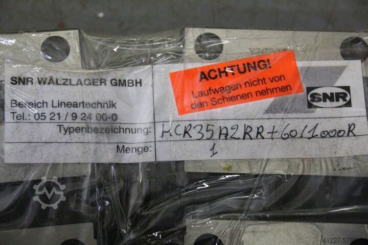 Gebogen geleiderail THK SNR HCR35A2RR+60/1000R