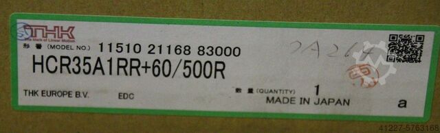 Geleiderail booggeleider THK HCR35A1RR+60/500R