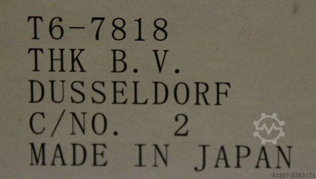 Gebogen geleiderail THK HCR35A2RR+60/1300R