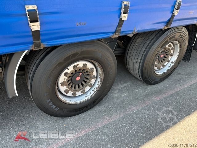 Remolque abierto con toldo  H&W*9,12m Jumbo-Tandem*Durchlade*SAF-Achsen*