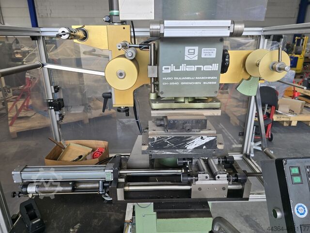 Semi-automatische warmdrukmachine Giulianelli GPU-S