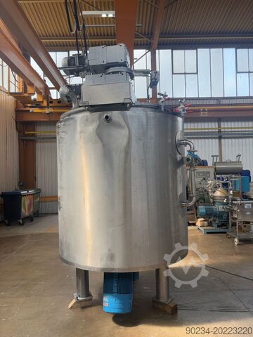 Kullanılmış Winkworth PV3000 3.000 litre paslanmaz çelik proses tankı WINKWORTH PV3000