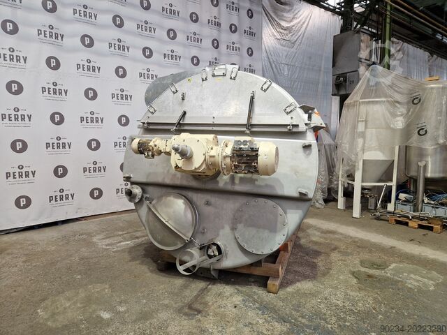 3.125 Litre Hosokawa Model 35-MSC-44 Paslanmaz Çelik Nauta Mikseri - Çift Vidalı HOSOKAWA 35-MSC-44