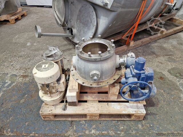 3.125 Litre Hosokawa Model 35-MSC-44 Paslanmaz Çelik Nauta Mikseri - Çift Vidalı HOSOKAWA 35-MSC-44