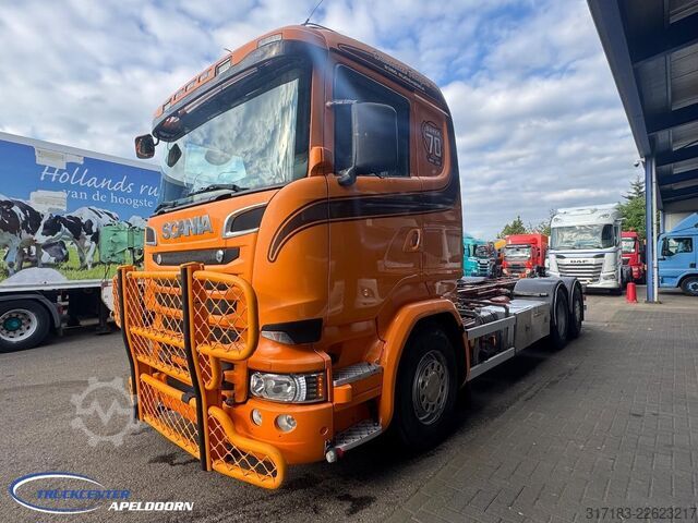 Chassis com cabina Scania R520 V8 LB6x2*4HNB, Retarder, PTO-Hydaruliek, L...