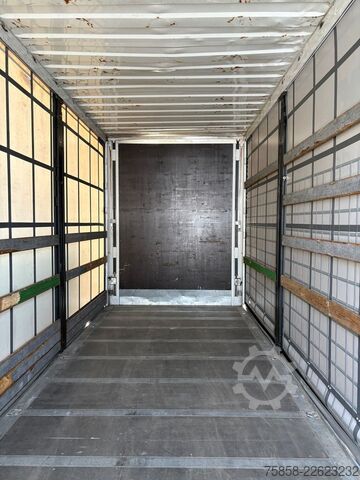 Chassis intercambiável com plataforma e lona Wecon Jumbo XXL Innen 3090 mm Hubdach Verzinkt