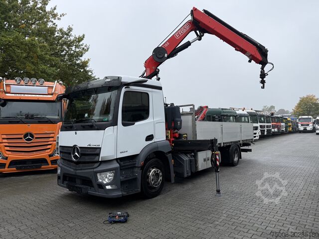 Vrachtauto met open laadbak Mercedes-Benz Actros MP5 1824 Kran Fassi F155