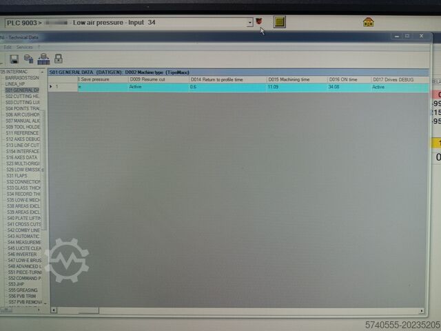 Glassnijtafel INTERMAC GENIUS RS-A