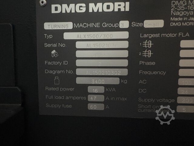 CNC turn-mill center DMG MORI ALX 1500/300