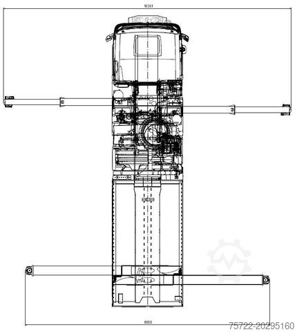 Autolaadkraan VOLVO FH 540 8x4 Pritsche Palfinger 165.002 TEC 7 +JIB