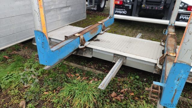 Houttransportwagen  SCHEMELAUFBAU MIT ExTe Rungen, Schemel