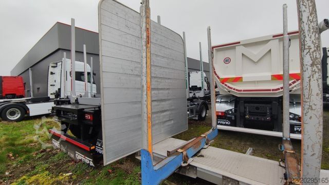 Houttransportwagen  SCHEMELAUFBAU MIT ExTe Rungen, Schemel