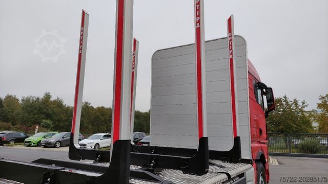 Houttransportwagen MAN TGX 33.510 6x4 BL/KRAN TAJFUN LIV ODER EPSILON