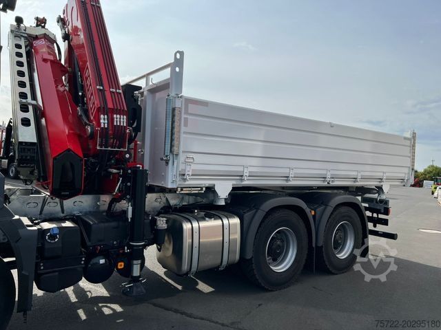 Třístranný sklápěč MAN TGS 26.400 6x4 Krankipper Fassi/SOFORT VERFÜGBAR