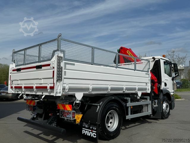 Camion-benne tricar MAN TGM 18.320 4x2 BB 3-Seiten Krankipper Palfinger