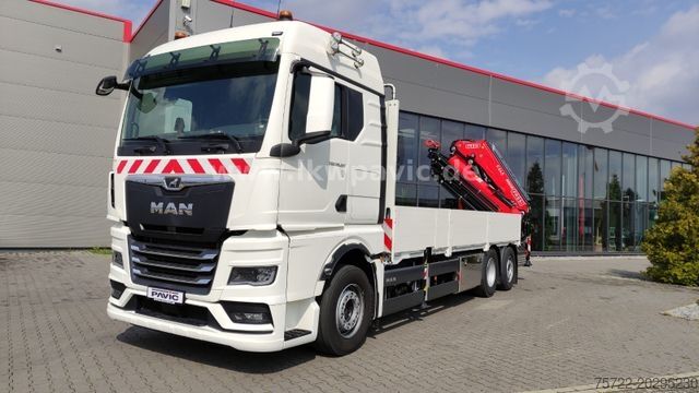 Autolaadkraan MAN TGX 26.540 6x2-4 LL Containerpritsche/Fassi 545
