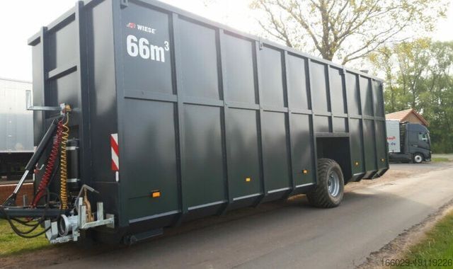 Pótkocsi  Feldrandcontainer 66m³ Gülle Wasser