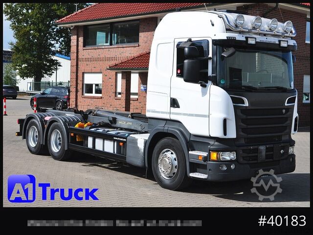Kroklastbil SCANIA R500, V8,,  Meiller, Liftachse,
