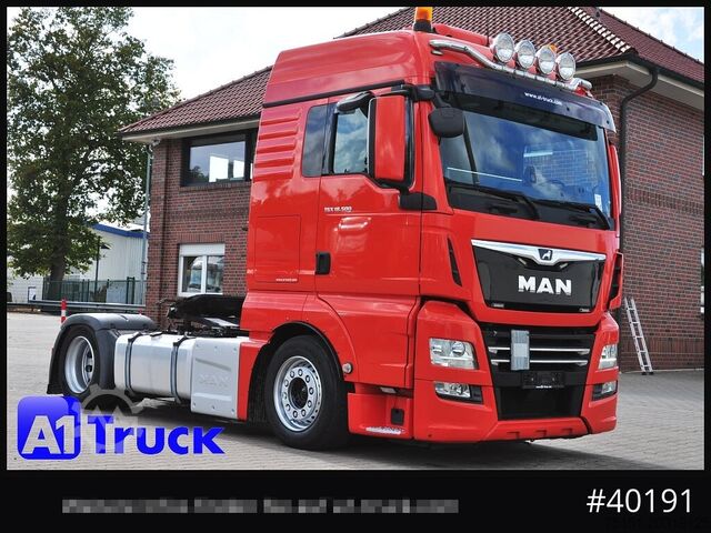 Volumen trækker MAN TGX 18,500, LLS Intarder verstellbare Sattelplatte,