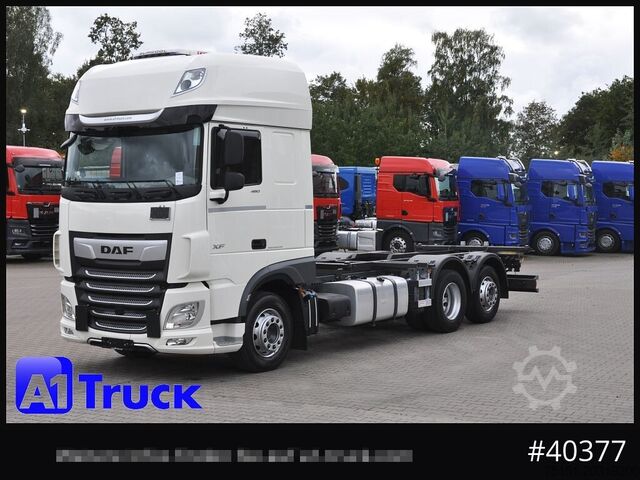 Camion porte-caisses amovibles DAF DAF XF 480 FAN SSC Intarder, Lenkachse Standlklima