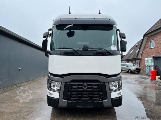 Camião porta-contentores de gancho RENAULT T480 6x2 Euro6 Meiller-Abrollkipper