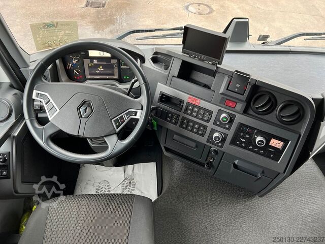 Camião porta-contentores de gancho RENAULT T480 6x2 Euro6 Meiller-Abrollkipper