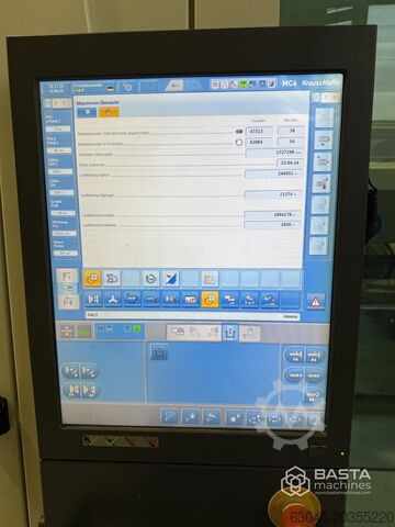 Krauss Maffei KM250-1400CX (2014) kék power LRX150 lineáris robot Krauss Maffei KM250-1400CX