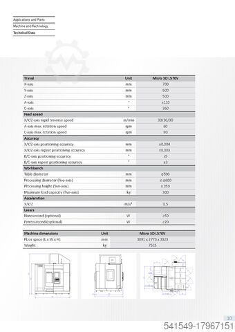 Machine à graver OPMT Mircro 3D L570V