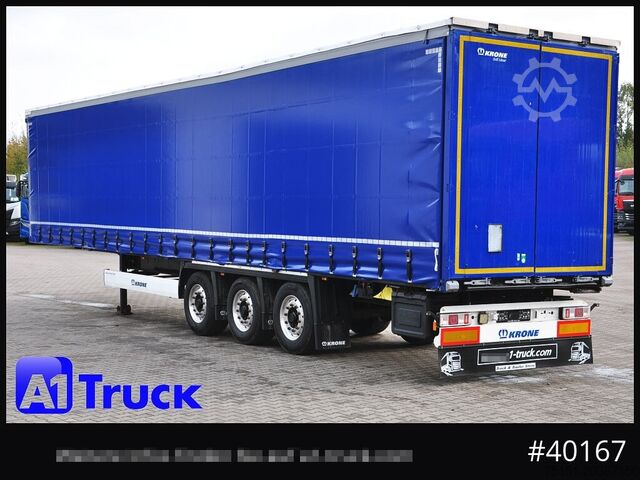Open oplegger met zeil KRONE Tautliner, Liftachse, Coimulde, Ice Protect, TÜV 09/2026