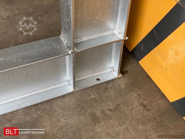 Kragarmregal ca. 4,16 lfm. Kragarmregal H: 416 cm T: 137 cm , 500kg/Arm , 4 Lagerebenen