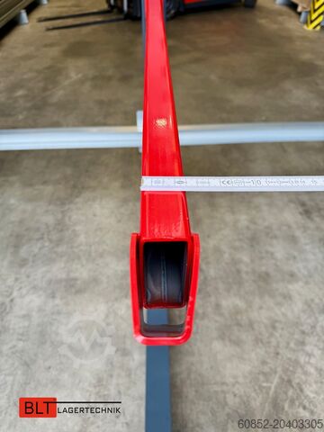 Kragarmregal Schwerlastregal Langgutrega ca. 4 lfm. Kragarmregal H: 400cm ,Fuß +3 650 kg Belastung pro Arm , Langgutregal