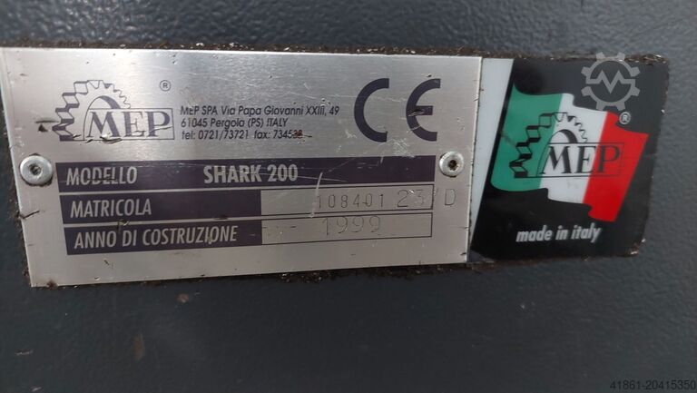Metal geringsbåndsavmaskine MEP Shark 200
